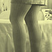 Mon amie Elisa avec / with permission - Essayage de jupe en talons hauts  /  Skirt fitting in high heels - Version éclaircie -  VINTAGE