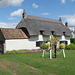 Thatched Cottage and Village Pump