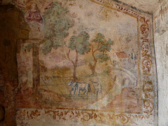 Matera- Fresco in a Cave Church