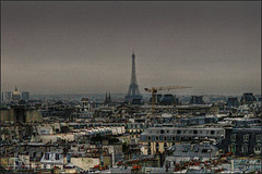 Les toits de Paris.