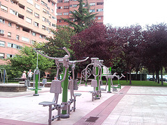 Pamplona: parque para mayores.