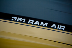 1973 Ford Mustang MACH 1 351 Ram Air - HoodMarking