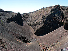Vulkankrater Hoyo Negro - Ausbruch 1949