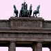 Brandenburg Gate, the only old remaining gate for entering in only one Berlin