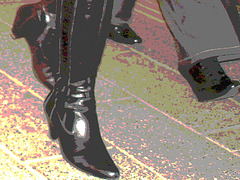 Jeunes Déesses danoises en talons hauts avec permission / Willing danish young Ladies in high heels with permission  - Copenhague.  25 octobre 2008 - Postérisation