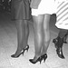 Jeunes Déesses danoises en talons hauts avec permission / Willing danish young Ladies in high heels - N & B