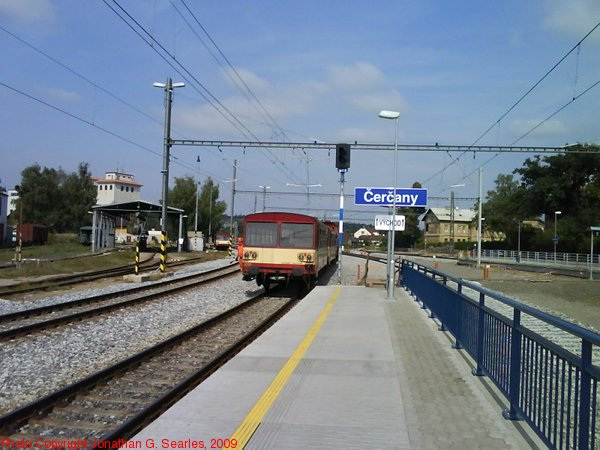 New Platform Looking North, Nadrazi Cercany, Cercany, Bohemia (CZ), 2009