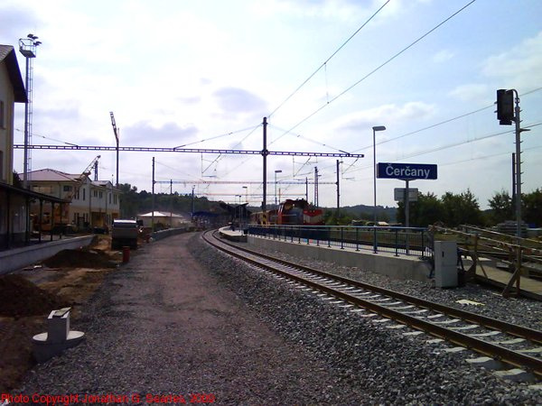 New Platform Looking South, Nadrazi Cercany, Cercany, Bohemia (CZ), 2009