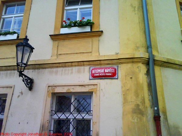 Corner of Betlemske Namesti, Prague, CZ, 2009
