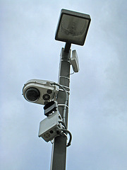 Police Camera Near Library (4661)