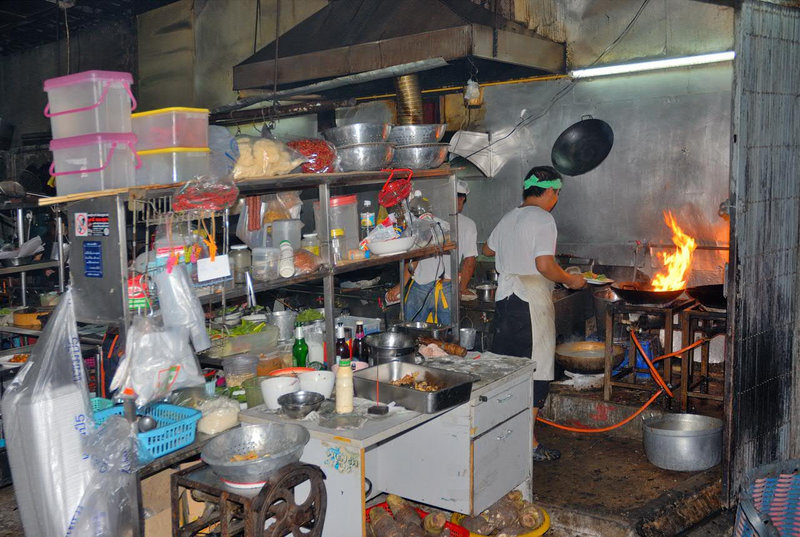 Kitchen of Nai Sow Restaurant