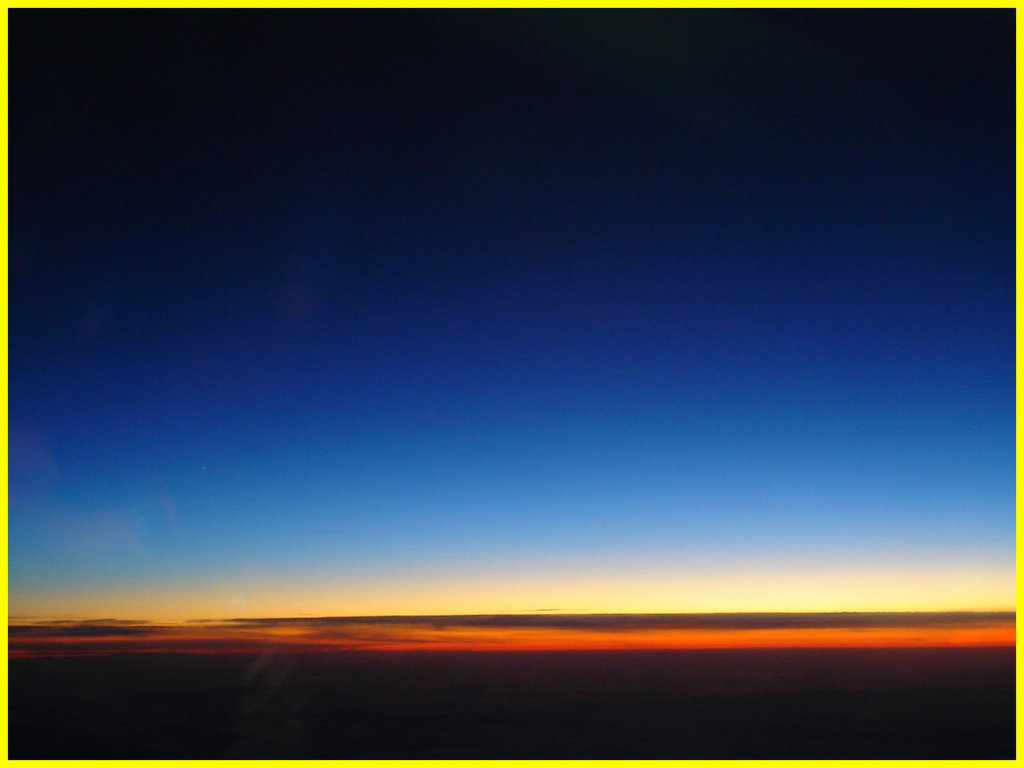 Sky colours / Couleurs aériennes - Au départ / Takeoff