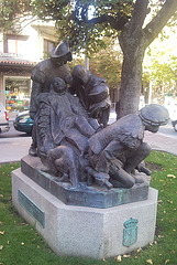 Pamplona: monumento a San Ignacio de Loyola.