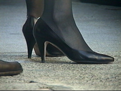 caressa black high heels