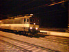 Blurred 363 Class Electric at Night, Cercany, Bohemia (CZ), 2009