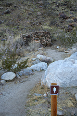 Borrego Palm Canyon Campground Restroom - roofless (3205)