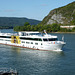 'de Zonnebloem' ('Sunflower') Rhine Cruise Ship Passing Andernach