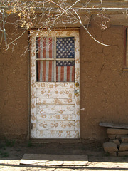 Door & Flag