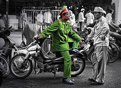 slackly frog policeman in Dalat