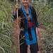 Encounting an Hmong hiker woman