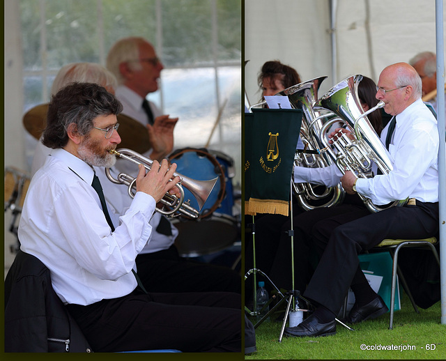 The Nutley Village Summer Fete, 2013 - Brass Band members