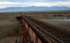 Eagle Mountain Railroad Crossing The Coachella Canal (5022)