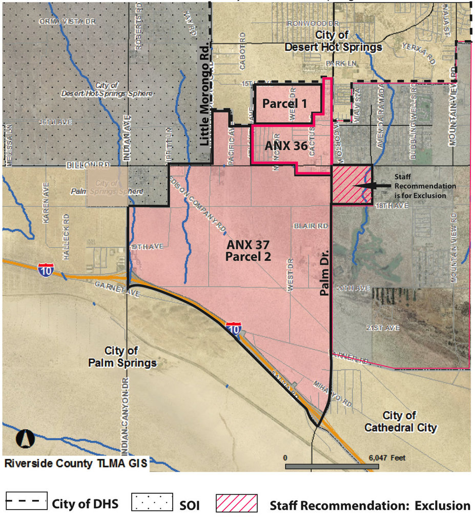 Desert Hot Springs Annexation Map 2009