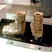 Bottes cheminées argentées / Chimney silver Boots - Bata shoe Museum- Toronto, Canada.  3  juillet 2007