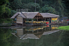 Picturesque scenery of a restaurant location