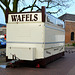 Closed wafﬂe and oliebollen stall