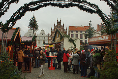 auf dem Weihnachtsmarkt in Greifswald
