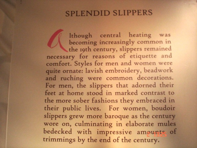 Bata shoe museum  - Splendid slippers