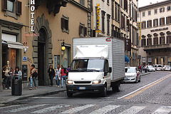 strato en Florenco / Strasse in Florenz