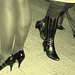 Jeunes Déesses danoises en talons hauts avec permission / Willing danish young Ladies in high heels with permission  - Copenhague.  25 octobre 2008 - Vintage