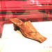 Mules with a discreet phallic square tip . Bata shoe  museum /  Toronto, Canada.  3 juillet 2007