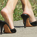 walking in heels (F)