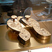 In the shape of fish ancient sandals - Bata Shoe Museum / Toronto, Canada.  3 juillet 2007