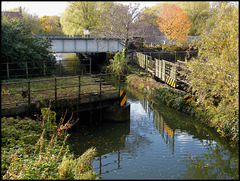old swing bridge at Rewley