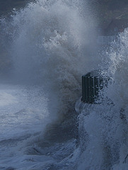 High tide at Sandsend Feb 27th
