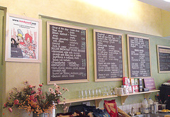 Café Maja - bilingual menu
