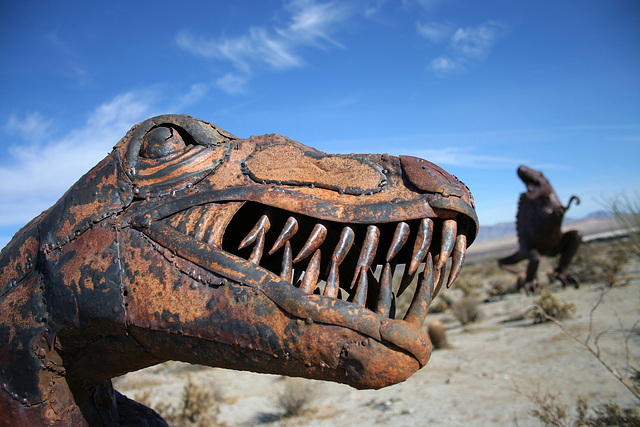 Galleta Meadows Estates Dinosaur Sculpture (3680)