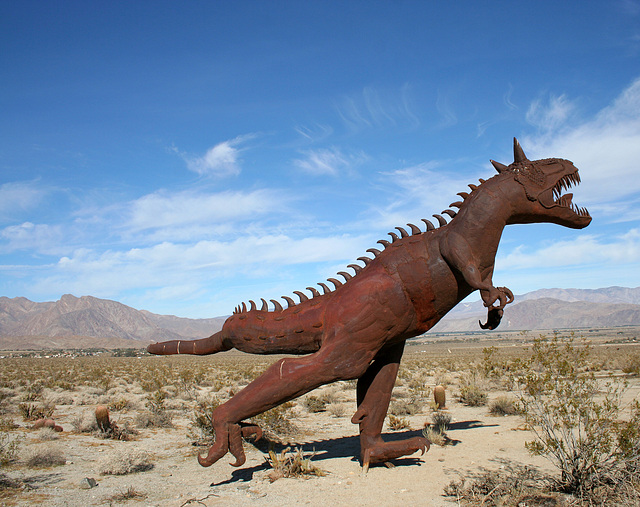 Galleta Meadows Estates Dinosaur Sculpture (3684)