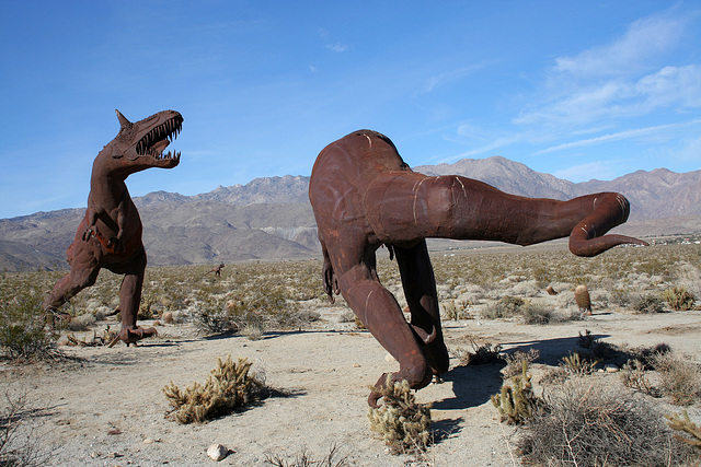 Galleta Meadows Estates Dinosaur Sculpture (3687)