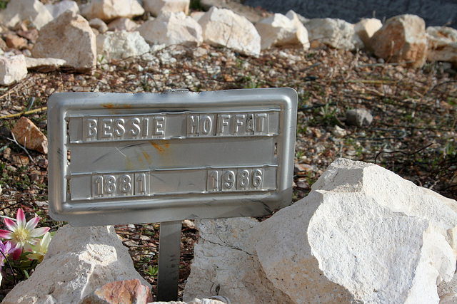 Rhyolite Cemetery - Bessue Moffat (5286)
