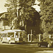 Portland's taxis and tramway /  Maine USA - 11 octobre 2009 - Sepia