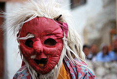 Clown:masked lama dances, Ladakh
