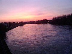 Sunset on the Oise