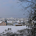 Kleinstadt im Schnee