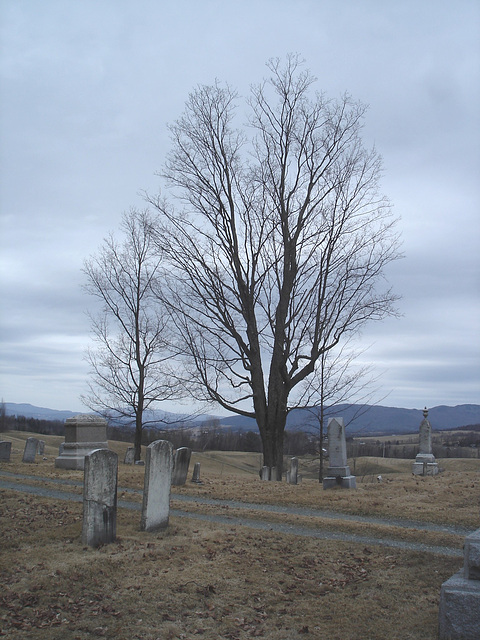 Newport center vault cemetery - Vermont USA .  28 mars 2010