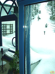 2005-02-23 08 Katschberg, Kärnten, Hotelgarten